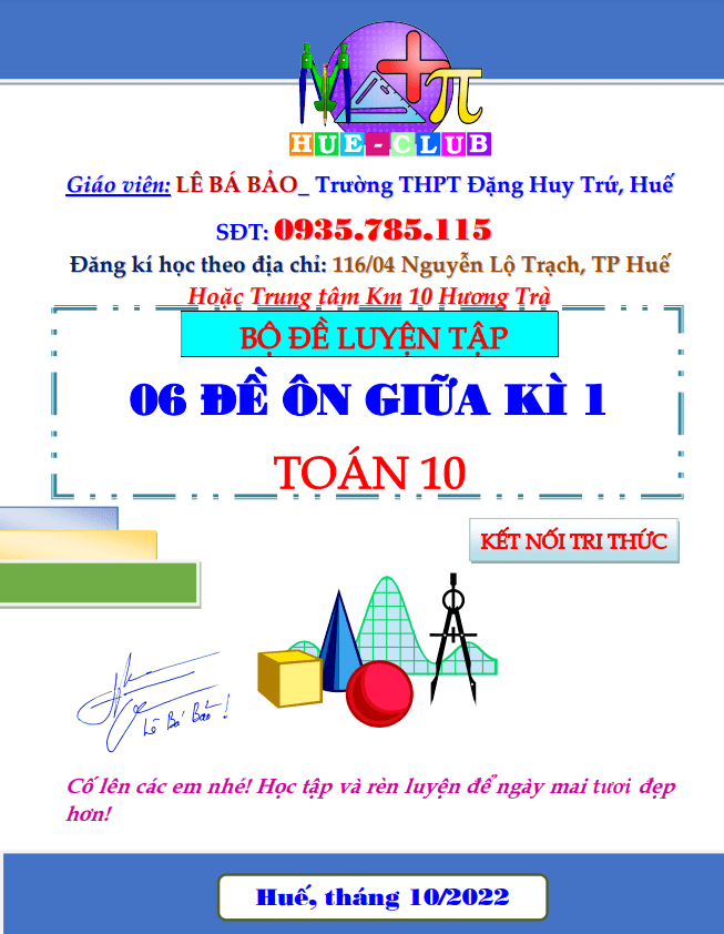 06 de on tap kiem tra giua hoc ki 1 hk1 lop 10 mon toan ket noi tri thuc voi cuoc song d