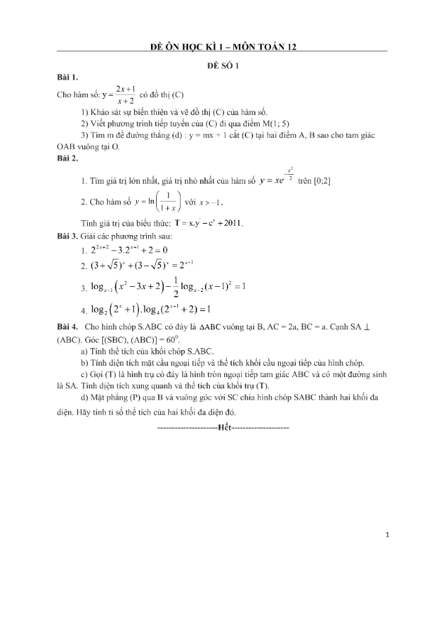 10 de thi thu hoc ki 1 hk1 d