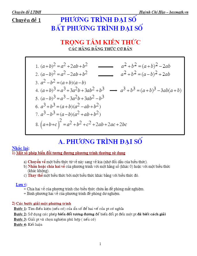 17 chuyen de luyen thi thpt quoc gia huynh chi hao d