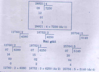 Bài 1,2,3,4 Tiết 154 trang 165 sgk Toán 3: Luyện tập trang 165 SGK Toán lớp 3 5 20171107073906154 1