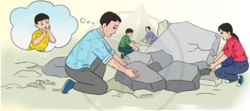 Cha sẽ luôn ở bên con trang 49, 50 Tiếng Việt lớp 3 tập 1 Cánh diều: Chuyện gì xảy ra với ngôi trường của cậu con trai khi động đất? 1 2023030405375643