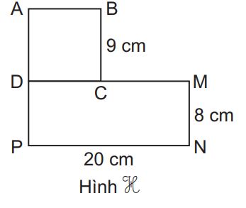 Câu 1, 2, 3, 4 trang 29 Vở bài tập Toán lớp 3 - Kết nối tri thức: Bài 52: Diện tích hình chữ nhật - diện tích hình vuông (tiết 3) 5 20240516093002bai 1 tr29