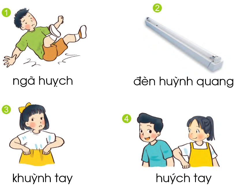 Bài 133: uynh uych trang 70 Tiếng Việt 1 - Cánh diều tập 2: Tiếng nào có vần uynh? Tiếng nào có vần uych? 4 20240517090725331