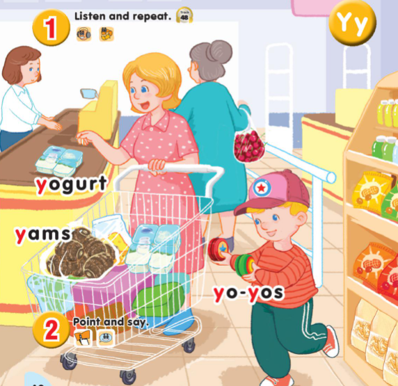 Lesson 1 - Unit 9. In the grocery store - Tiếng Anh 2 Kết nối tri thức: Bài 1 Task Listen and repeat. (Nghe và nhắc lại. ) : yogurt 1 20240605083651u1t1
