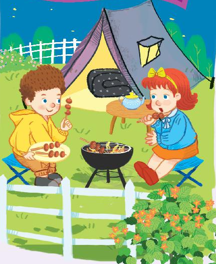 Lesson 2 - Unit 16. At the campsite - Tiếng Anh 2 Kết nối tri thức: Bài 1 Task Listen and chant. (Nghe và hát theo nhịp. ) : T, t, tent 1 202406050838233 5