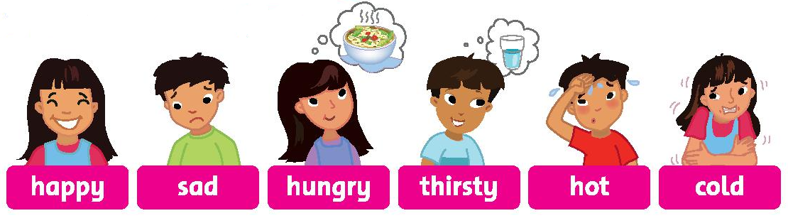 Lesson One: Words – Unit 2: He’s happy! - Tiếng Anh 2 Family and Friends 2: Bài 1 Listen, point, and repeat. (Nghe, chỉ, và nhắc lại. ) : happy: vui vẻ 3 202406050839281 13