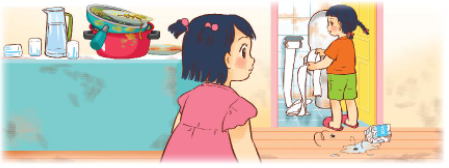 Thực hành trang 20 bài 4 Tự nhiên và xã hội lớp 2 Kết nối tri thức: Nếu là Hoa, em sẽ nói gì? 2 202406050906244 3