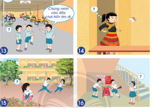 Hình thành, phát triển năng lực vận dụng kiến thức và kĩ năng trang 35 bài 8 Tự nhiên và xã hội lớp 2 Chân trời sáng tạo: Em sẽ làm gì trong các tình huống sau 4 202406050909018 5