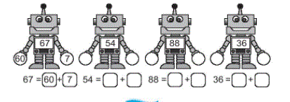 Bài 1, 2, 3, 4 trang 6, 7 VBT Toán 2 - Kết nối tri thức: Số ? : Quan sát ví dụ mẫu và điền các số thích hợp vào ô trống 8 20240618101703bai 1 tiet 2 on tap cac so den 100