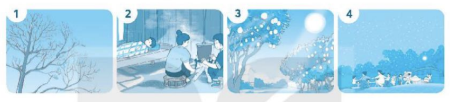 Dựa vào bài đọc, viết tên mùa phù hợp vào mỗi tranh 5 202406181459521 1