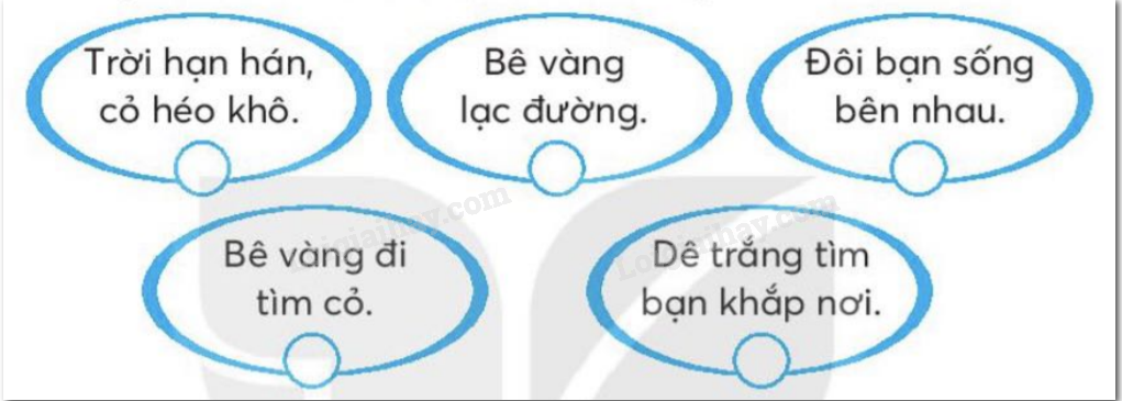 Bài 17: Gọi bạn VBT Tiếng Việt 2 tập 1 Kết nối tri thức: Viết lại những từ ngữ chỉ hoạt động của bê vàng và dê trắng trong khổ thơ cuối 3 20240618152816171