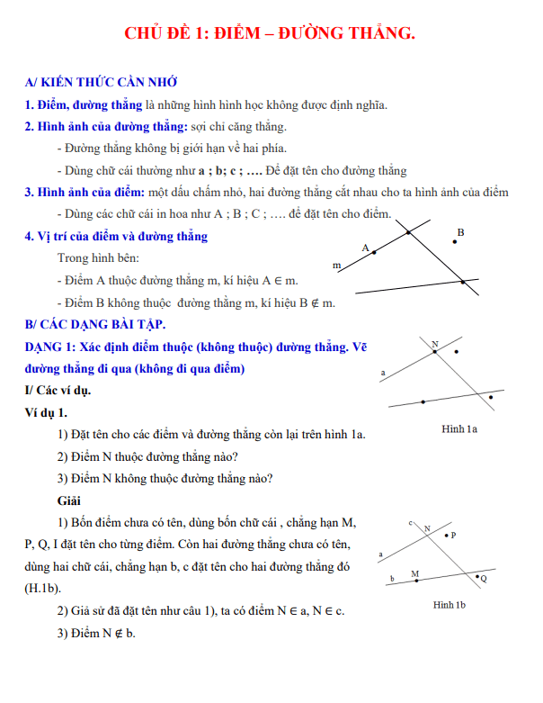 bai tap hinh hoc 6 theo chu de d