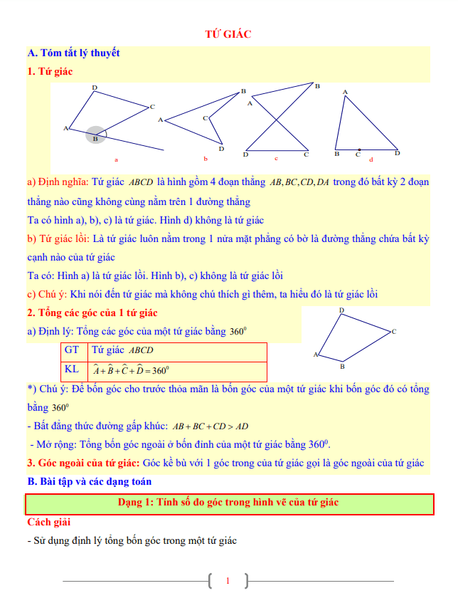 Các chuyên đề học tập lớp 8 môn Toán phần Hình học 2 cac chuyen de hoc tap lop 8 mon toan phan hinh hoc d