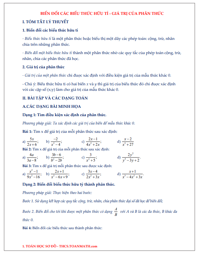 chuyen de bien doi cac bieu thuc huu ti gia tri cua phan thuc d