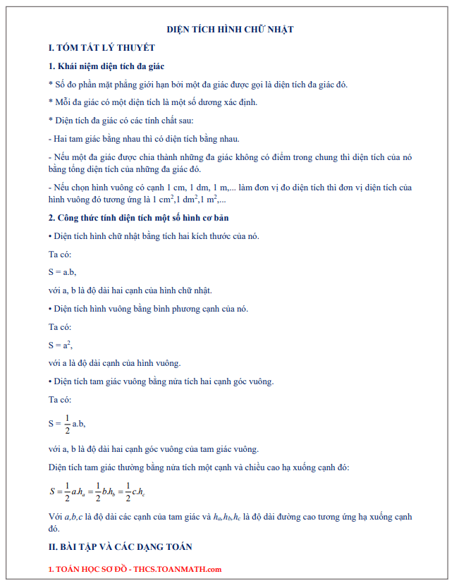 chuyen de dien tich hinh chu nhat d
