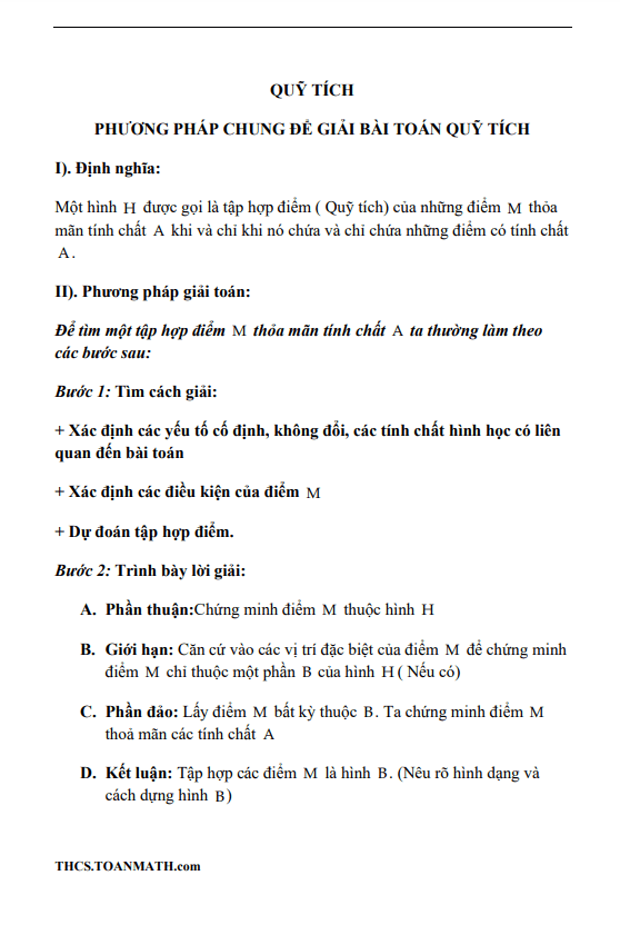 chuyen de quy tich on thi vao d