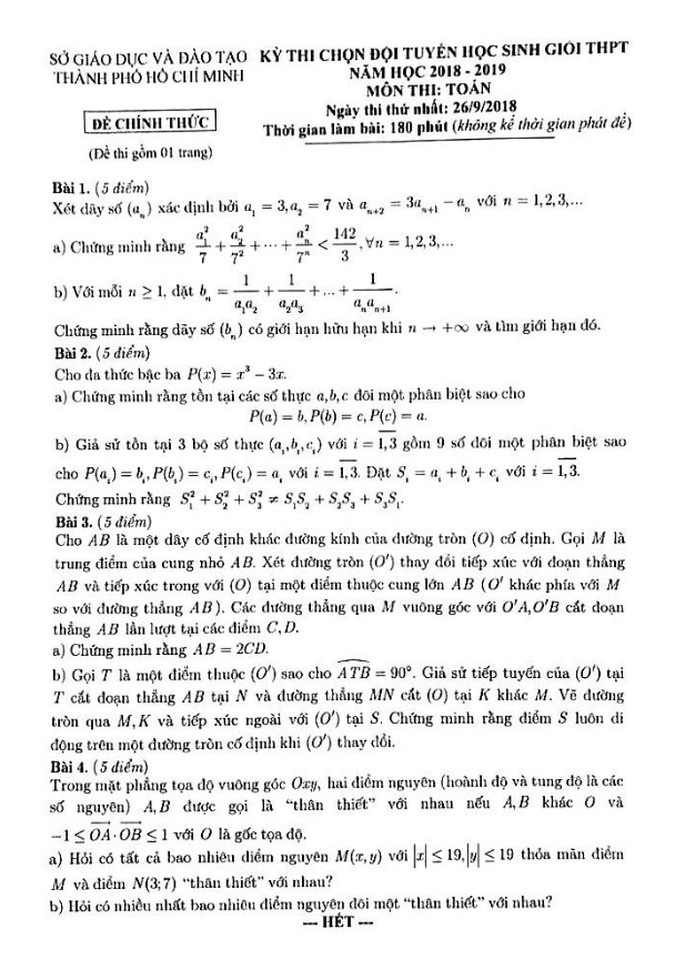 de chon doi tuyen hoc sinh gioi toan nam 2018 2019 so gd va dt tp hcm d