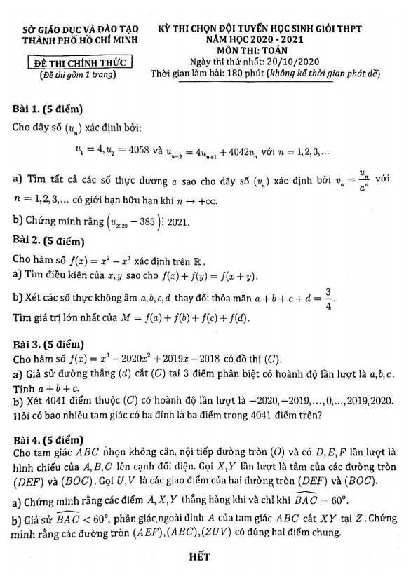 de chon doi tuyen hsg toan thpt nam 2020 2021 so gd dt tp hcm d