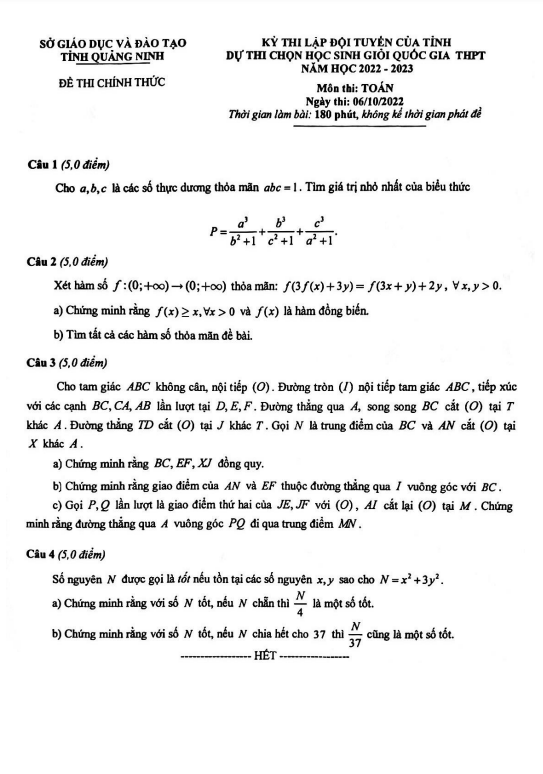de chon doi tuyen thi hsg qg mon toan nam 2022 2023 so gd dt quang ninh d