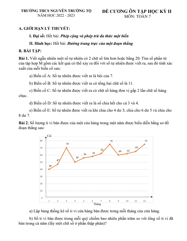 de cuong hoc ki 2 hk2 lop 7 mon toan nam 2022 2023 truong thcs nguyen truong to ha noi d