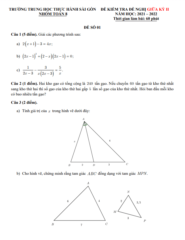 de de nghi giua hoc ki 2 hk2 lop 8 mon toan nam 2021 2022 truong thuc hanh sai gon tp hcm d