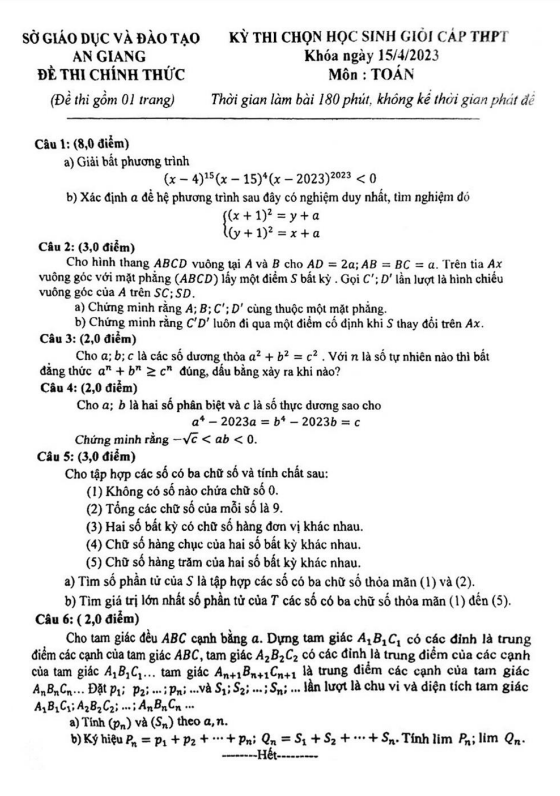 de hoc sinh gioi toan cap thpt nam 2022 2023 so gd dt an giang d