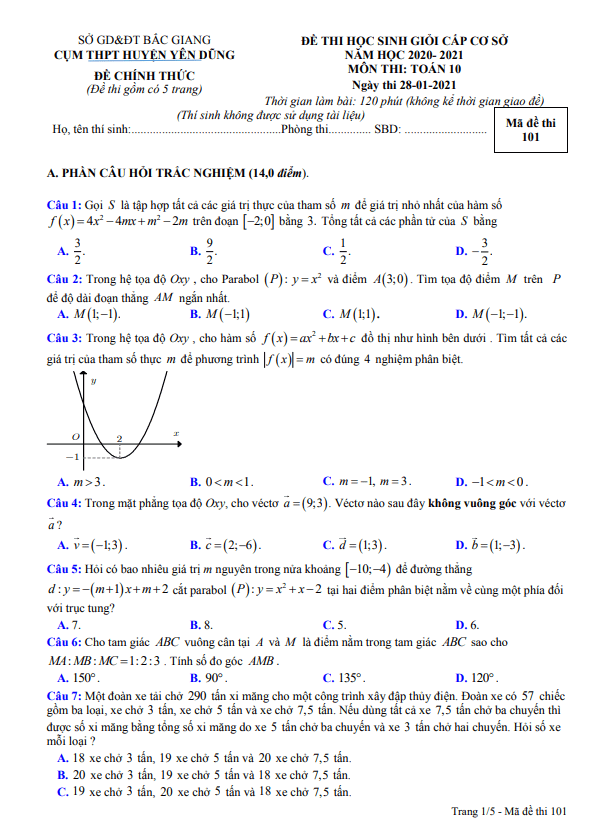 de hsg lop 10 mon toan nam 2020 2021 cum thpt huyen yen dung bac giang d