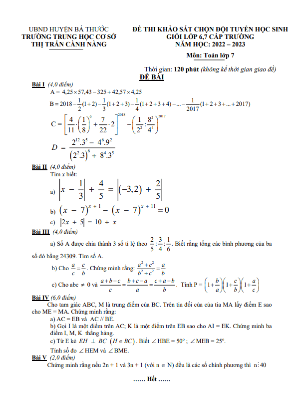 Đề khảo sát HSG lớp 7 môn Toán năm 2022 2023 trường THCS Cành Nàng Thanh Hóa 1 de khao sat hsg lop 7 mon toan nam 2022 2023 truong thcs canh nang thanh hoa d