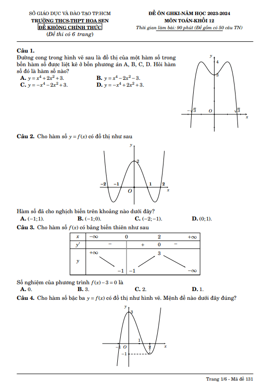 de on ghki lop 12 mon toan nam 2023 2024 truong thcs thpt hoa sen tp hcm d