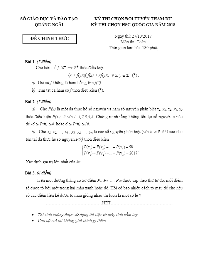 de thi chon doi tuyen tham du ky thi chon hsg quoc gia 2018 so gd va dt quang ngai ngay 2 d