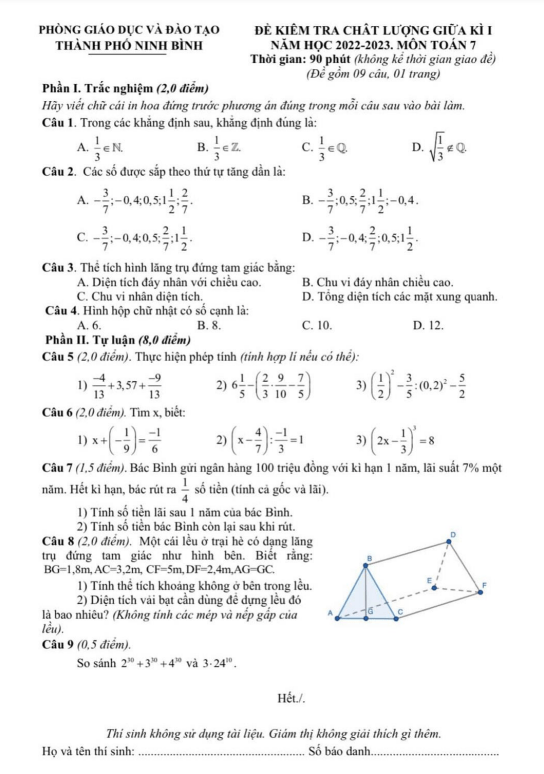 de thi giua hoc ki 1 hk1 lop 7 mon toan nam 2022 2023 phong gd dt thanh pho ninh binh d