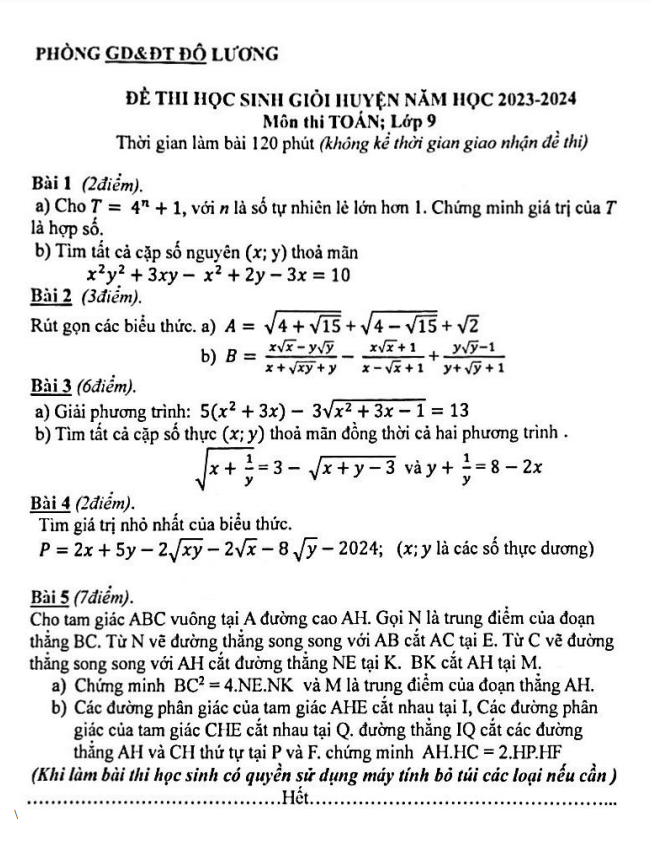 de thi hsg huyen lop 9 mon toan nam 2023 2024 phong gd dt do luong nghe an d