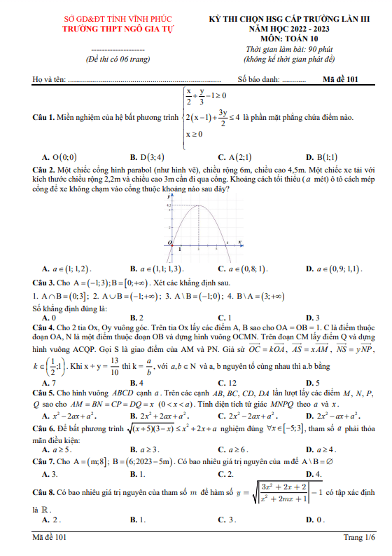 de thi hsg lop 10 mon toan lan 3 nam 2022 2023 truong thpt ngo gia tu vinh phuc d