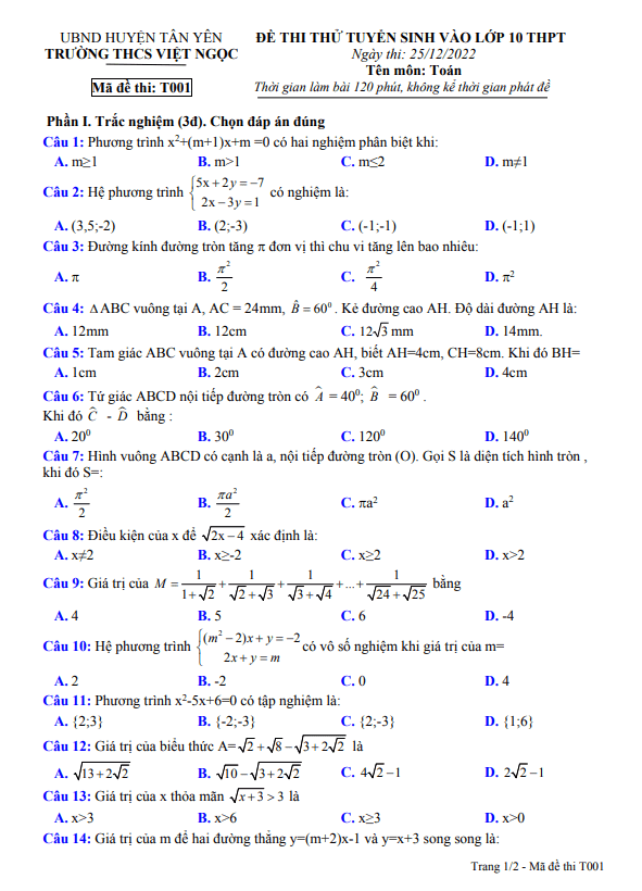Đề thi thử vào 10 môn Toán năm 2023 trường THCS Việt Ngọc Bắc Giang 4 de thi thu vao 10 mon toan nam 2023 truong thcs viet ngoc bac giang d