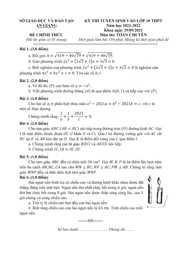de tuyen sinh chuyen mon toan nam 2021 2022 so gd dt an giang d