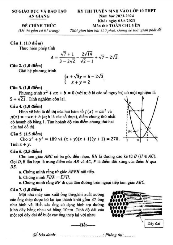 de tuyen sinh mon toan chuyen nam 2023 2024 so gd dt an giang d