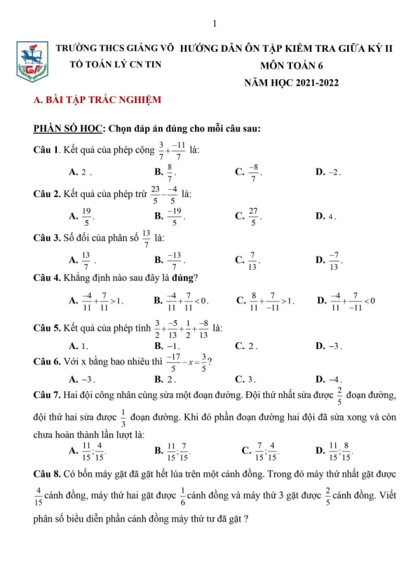 huong dan on tap giua hoc ki 2 hk2 lop 6 mon toan nam 2021 2022 truong thcs giang vo ha noi d