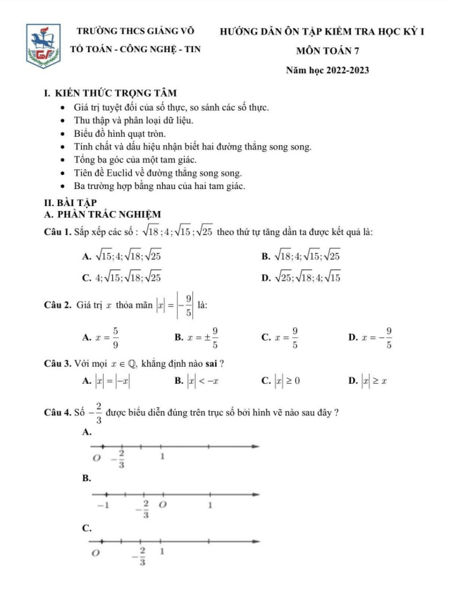 huong dan on tap hoc ki 1 hk1 lop 7 mon toan nam 2022 2023 truong thcs giang vo ha noi d