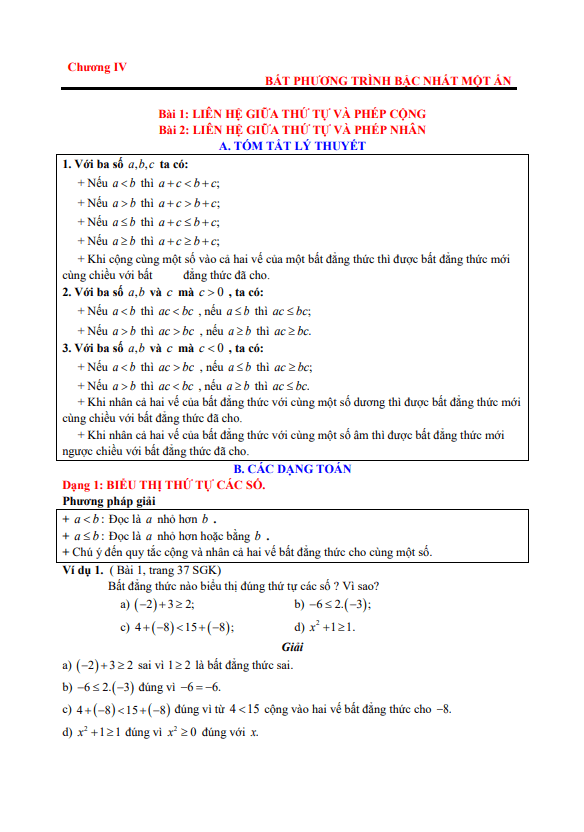 Lý thuyết, các dạng toán và bài tập bất phương trình bậc nhất một ẩn 3 ly thuyet cac dang toan va bai tap bat phuong trinh bac nhat mot an d