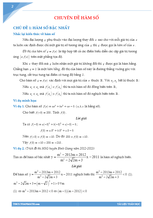 ly thuyet va bai tap chuyen de ham so d