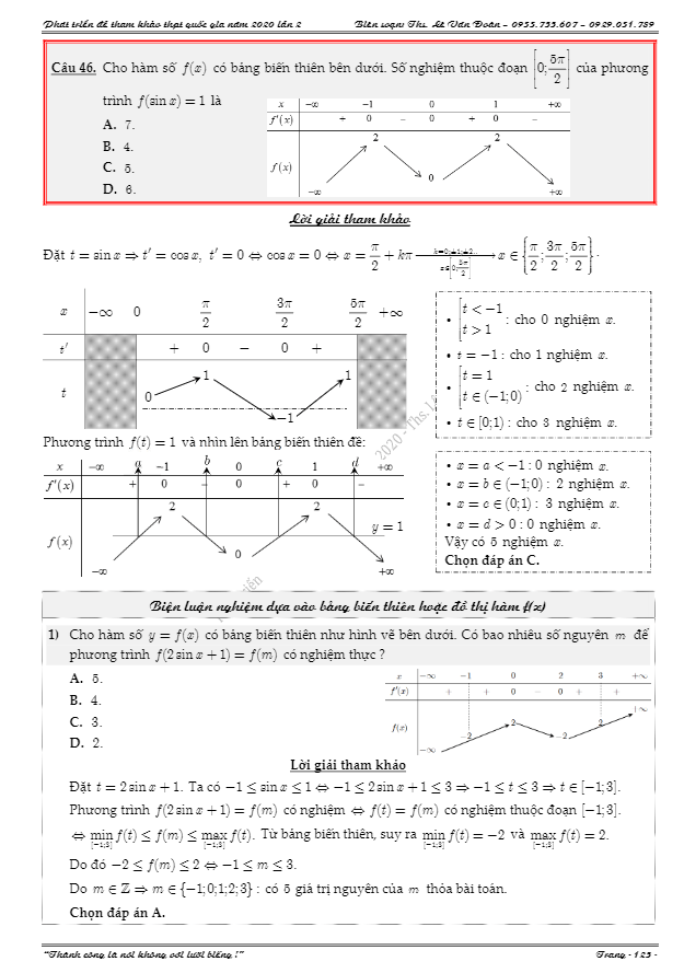 phat trien bai toan van dung cao de minh hoa thpt 2020 mon toan lan 2 d