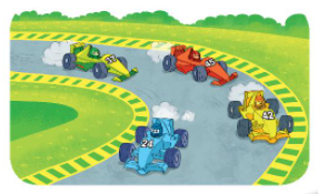 Bài 4 trang 23 Toán 2 tập 1 Kết nối tri thức: Viết các số trên xe đua theo thứ tự từ bé đến lớn 6 screenshot 66 1