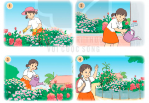 Luyện viết đoạn - Bài 6 Mùa vàng: Nhìn tranh nói về việc bạn nhỏ đang làm, Viết 3-5 câu kể việc em và các bạn chăm sóc cây 3 screenshot 8 9 300x208 1