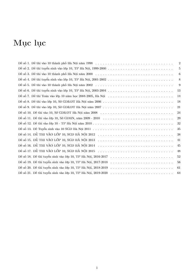 tuyen tap de tuyen sinh mon toan so gd dt ha noi tu 1998 den 2020 d