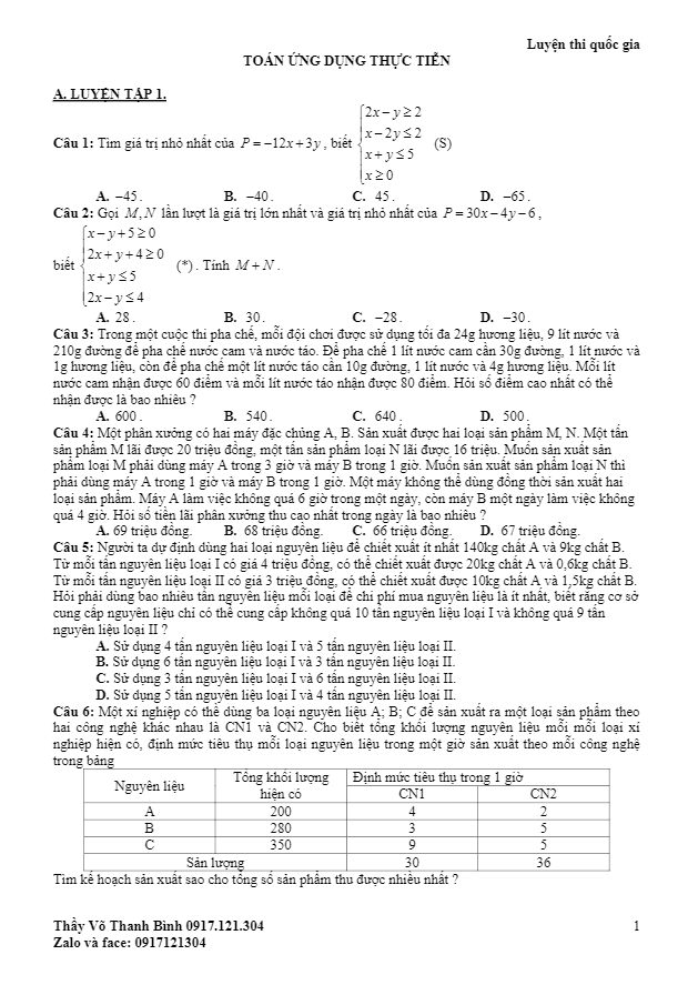 tuyen tap mot so bai toan ung dung thuc tien vo thanh binh d