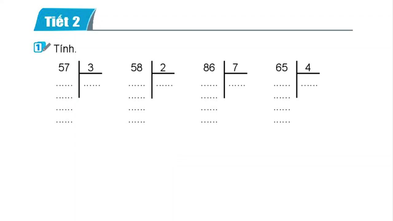 Cô giáo chào hỏi và giới thiệu vào bài học mới về phép chia.