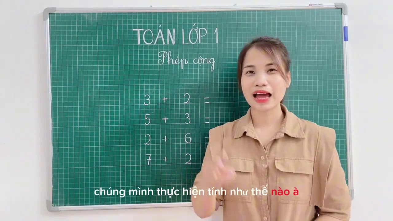 Hình ảnh minh họa số 3 và số 2 với các khối đồ chơi nhiều màu sắc, giúp bé dễ hình dung.