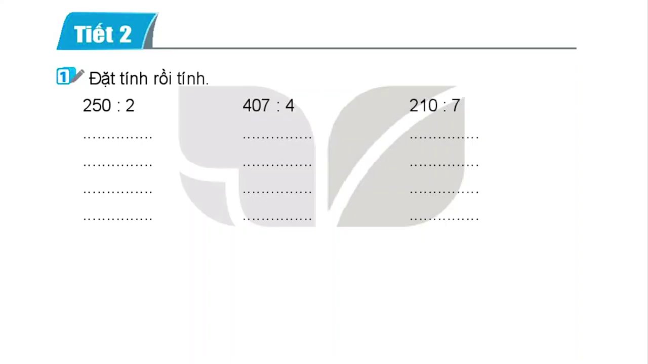 Chia Số Có Ba Chữ Số Cho Số Có Một Chữ Số: Hướng Dẫn Chi Tiết Từ Bài Tập Đến Ứng Dụng Thực Tế 1 Cô giáo giới thiệu bài học về phép chia số có ba chữ số cho số có một chữ số.
