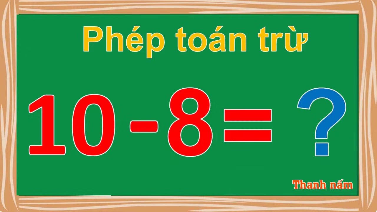 Hình ảnh minh họa các ngón tay còn lại sau phép trừ, giúp bé tự kiểm tra kết quả của mình.