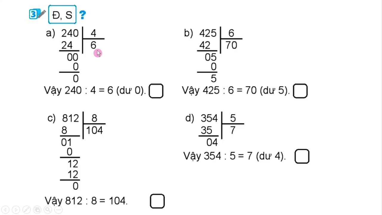 Chia Số Có Ba Chữ Số Cho Số Có Một Chữ Số: Hướng Dẫn Chi Tiết Từ Bài Tập Đến Ứng Dụng Thực Tế 5 Phân tích chi tiết một lỗi sai cụ thể trong bài tập, giúp học sinh tránh mắc phải.